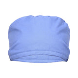 Maxbell Unisex Nurse Scrub Hat Working Headcover Chef Sweatband Nursing Turban Blue