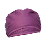 Maxbell Unisex Nurse Scrub Hat Working Headcover Chef Sweatband Nursing Turban Purple