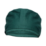 Maxbell Unisex Nurse Scrub Hat Working Headcover Chef Sweatband Nursing Turban Dark Green