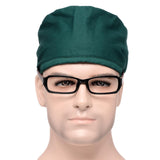 Maxbell Unisex Nurse Scrub Hat Working Headcover Chef Sweatband Nursing Turban Dark Green