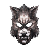 Maxbell Halloween Wolf Mask Werewolf Animal Half Face for Costume Night Show Aldult