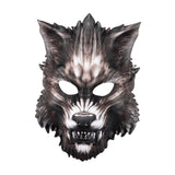 Maxbell Halloween Wolf Mask Werewolf Animal Half Face for Costume Night Show Aldult