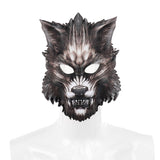 Maxbell Halloween Wolf Mask Werewolf Animal Half Face for Costume Night Show Aldult