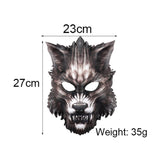 Maxbell Halloween Wolf Mask Werewolf Animal Half Face for Costume Night Show Aldult