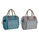 Maxbell Lunch Insulated Thermal Bag Cooler Lunchbox Carry for Home Workout School Green