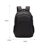 Maxbell Business Laptop Backpack Travel Rucksack Bag with USB Charging Port Gift Black