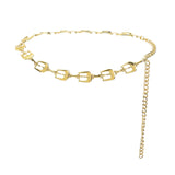 Maxbell Women Metal Waist Chain Waistband Adjustable for Clothes Dress Accessories