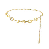 Maxbell Women Metal Waist Chain Waistband Adjustable for Clothes Dress Accessories