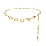 Maxbell Women Metal Waist Chain Waistband Adjustable for Clothes Dress Accessories