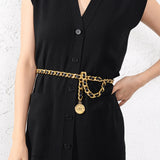 Maxbell Waist Chain Belt Decorate Accessories Charms Trendy for Female Dresses Girls