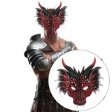 Maxbell Creative Dragon Head Cover Animal Shape Masquerade Face Mask for Festivals