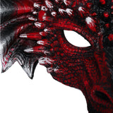 Maxbell Creative Dragon Head Cover Animal Shape Masquerade Face Mask for Festivals