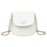 Maxbell Women PU Portable Shoulder Bag Handbag for Party Office Shopping White