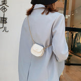 Maxbell Women PU Portable Shoulder Bag Handbag for Party Office Shopping White
