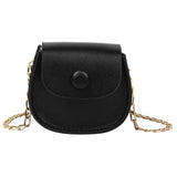Maxbell Women PU Portable Shoulder Bag Handbag for Party Office Shopping Black