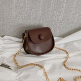 Maxbell Women PU Portable Shoulder Bag Handbag for Party Office Shopping Brown