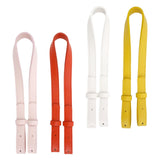 Maxbell PU Leather Bag Straps Universal Detachable for DIY Craft Repair Accessories White