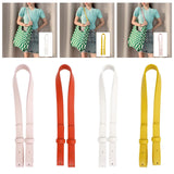 Maxbell PU Leather Bag Straps Universal Detachable for DIY Craft Repair Accessories White