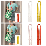 Maxbell PU Leather Bag Straps Universal Detachable for DIY Craft Repair Accessories White