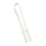 Maxbell PU Leather Bag Straps Universal Detachable for DIY Craft Repair Accessories White
