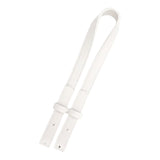 Maxbell PU Leather Bag Straps Universal Detachable for DIY Craft Repair Accessories White