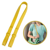 Maxbell PU Leather Bag Straps Universal Detachable for DIY Craft Repair Accessories Yellow