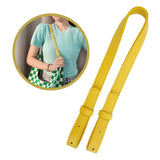 Maxbell PU Leather Bag Straps Universal Detachable for DIY Craft Repair Accessories Yellow