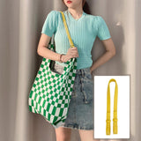 Maxbell PU Leather Bag Straps Universal Detachable for DIY Craft Repair Accessories Yellow