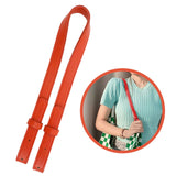 Maxbell PU Leather Bag Straps Universal Detachable for DIY Craft Repair Accessories Orange