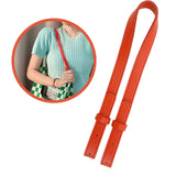 Maxbell PU Leather Bag Straps Universal Detachable for DIY Craft Repair Accessories Orange