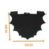 Maxbell Halloween Bat Costume Fancy Dress Vampire Cosplay Unisex Kids Prop Festival 96cmx68cm
