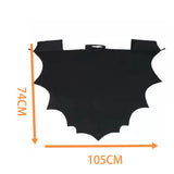 Maxbell Halloween Bat Costume Fancy Dress Vampire Cosplay Unisex Kids Prop Festival 105cmx74cm