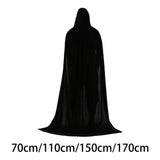 Maxbell Halloween Cosplay Capes Wizard Costume Cloak with Hood for Women Men Party 70cm