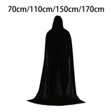 Maxbell Halloween Cosplay Capes Wizard Costume Cloak with Hood for Women Men Party 70cm