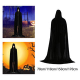 Maxbell Halloween Cosplay Capes Wizard Costume Cloak with Hood for Women Men Party 70cm