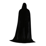 Maxbell Halloween Cosplay Capes Wizard Costume Cloak with Hood for Women Men Party 110cm