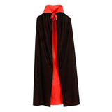 Maxbell Long Halloween Cloak Costume Death Cape Witch Cape Adults Cosplay Unisex Double Sided Collar