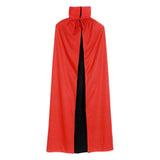 Maxbell Long Halloween Cloak Costume Death Cape Witch Cape Adults Cosplay Unisex Double Sided Collar