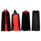 Maxbell Long Halloween Cloak Costume Death Cape Witch Cape Adults Cosplay Unisex Double Sided Collar