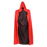Maxbell Long Halloween Cloak Costume Death Cape Witch Cape Adults Cosplay Unisex Double Sided Hood