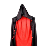 Maxbell Long Halloween Cloak Costume Death Cape Witch Cape Adults Cosplay Unisex Double Sided Hood