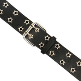 Maxbell Womens Double Grommet Belt Vintage Style Punk Rock Belt for Dancing Dresses