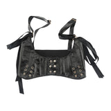 Maxbell Underbust Corset Belt Elastic Punk Adjustable Gothic for Dress Ladies Women