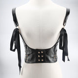 Maxbell Underbust Corset Belt Elastic Punk Adjustable Gothic for Dress Ladies Women