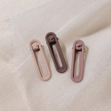 Maxbell 6Pcs Alligator Hair Barrettes Hair Clips Hair Accessories for Girls Women Brown Purple