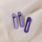 Maxbell 6Pcs Alligator Hair Barrettes Hair Clips Hair Accessories for Girls Women Brown Purple