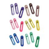 Maxbell 6Pcs Alligator Hair Barrettes Hair Clips Hair Accessories for Girls Women Brown Purple