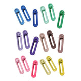 Maxbell 6Pcs Alligator Hair Barrettes Hair Clips Hair Accessories for Girls Women Brown Purple