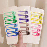Maxbell 6Pcs Alligator Hair Barrettes Hair Clips Hair Accessories for Girls Women Pink Yellow