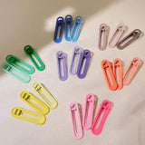Maxbell 6Pcs Alligator Hair Barrettes Hair Clips Hair Accessories for Girls Women Pink Yellow
